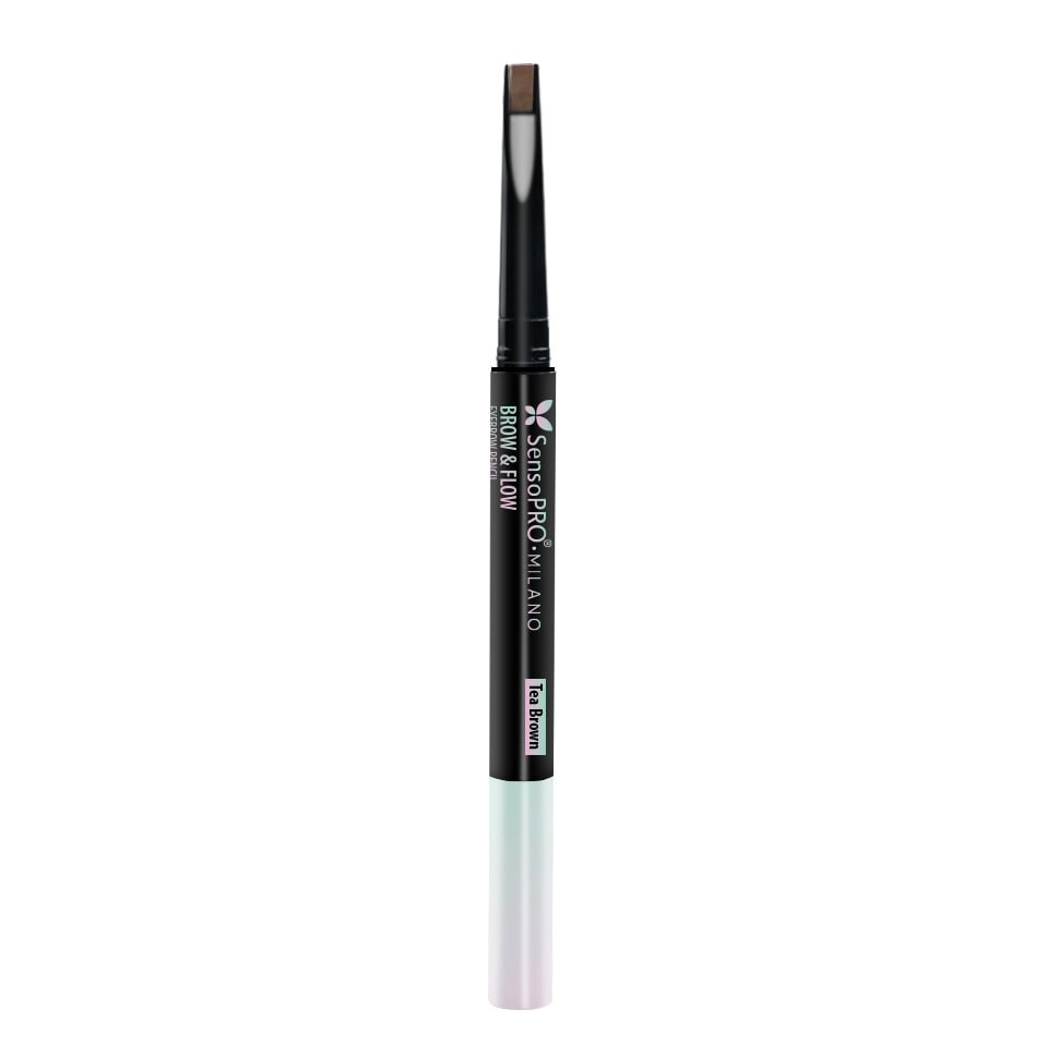 Creion de Sprancene Brow & Flow SensoPRO Milano - Tea Brown — imaginea 4