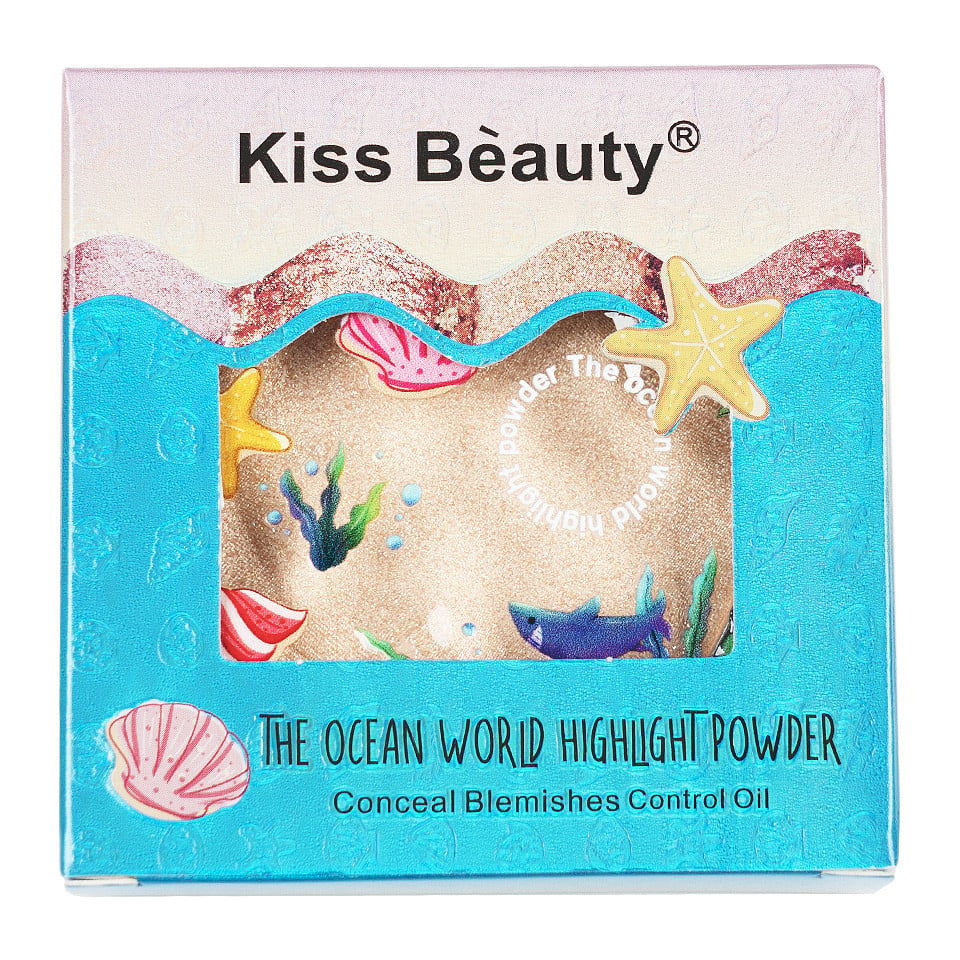 Iluminator Pudra The Ocean World Kiss Beauty 02 - 1 | YEO