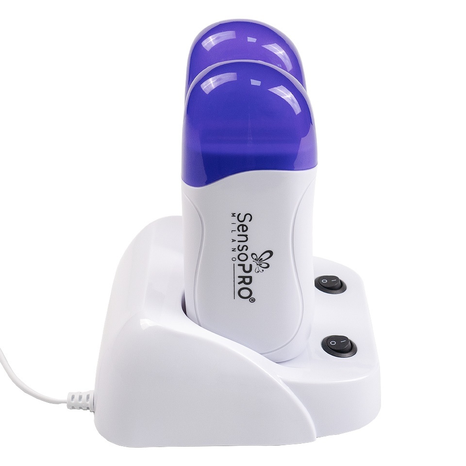 Incalzitor Ceara Epilare Dublu cu Suport Double Blue Star - SensoPRO Milano - imagine 5