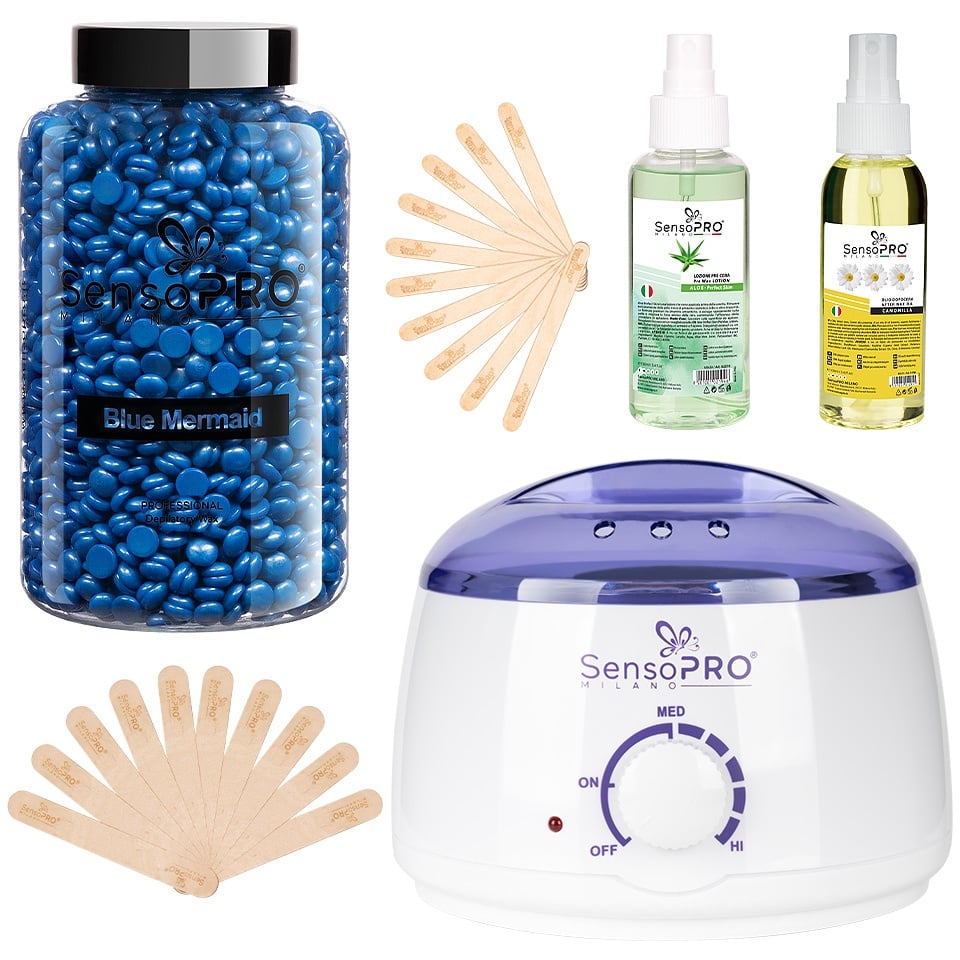 Kit Epilare Ceara Mermaid Premium Care, SensoPRO Milano