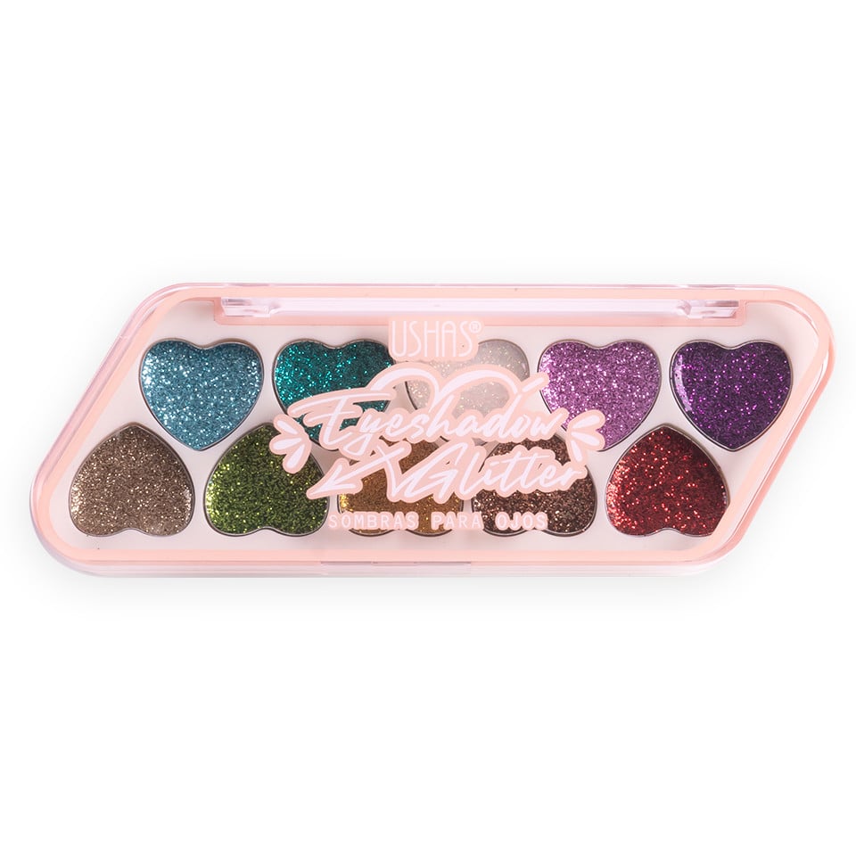 Paleta Glitter Eyeshadow Ushas #02 - 1 | YEO