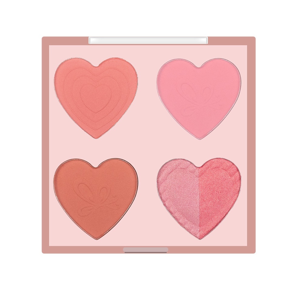 Paleta Multifunctionala Blush in Love SensoPRO Milano, Peachy Promise - imagine 4