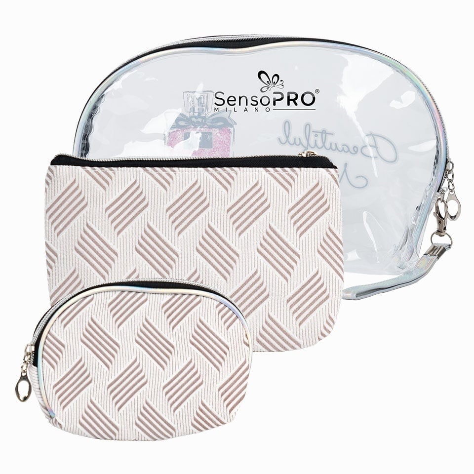 Portfard Cosmetice SensoPRO Milano - Festival Flash, set 3 buc - 1 | YEO