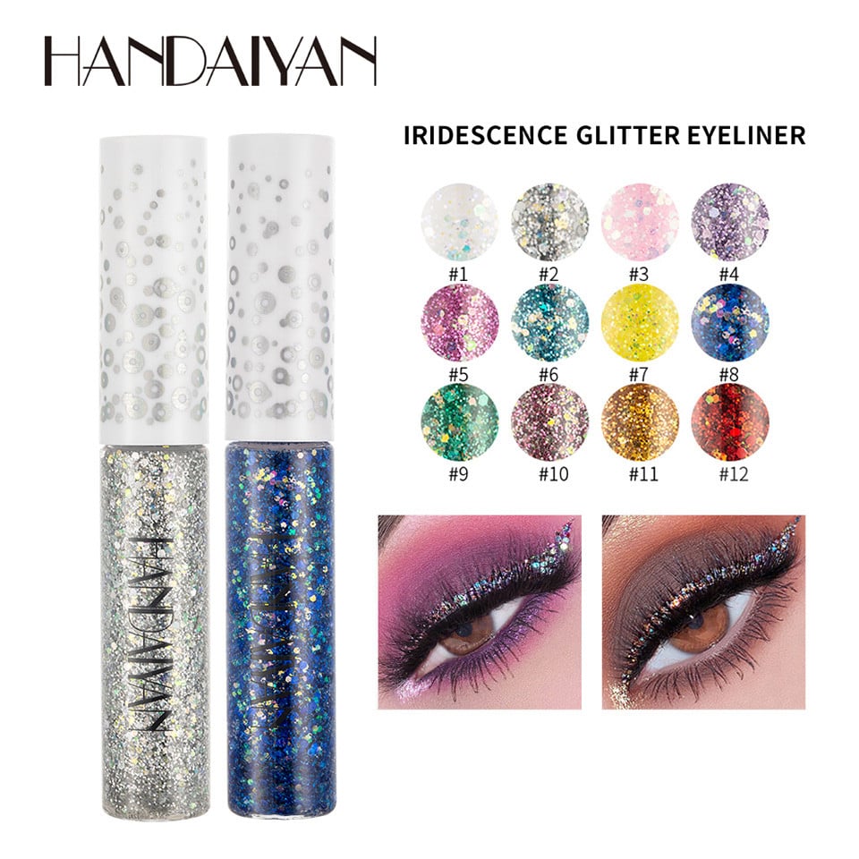 Set 12 Culori Eyeliner Colorat Crystal Diamond Handaiyan - 1 | YEO