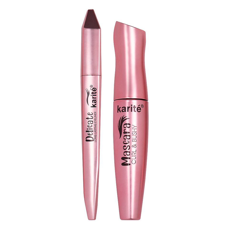 Set 2 in 1 Mascara & Eyeliner lichid Karite - 1 | YEO