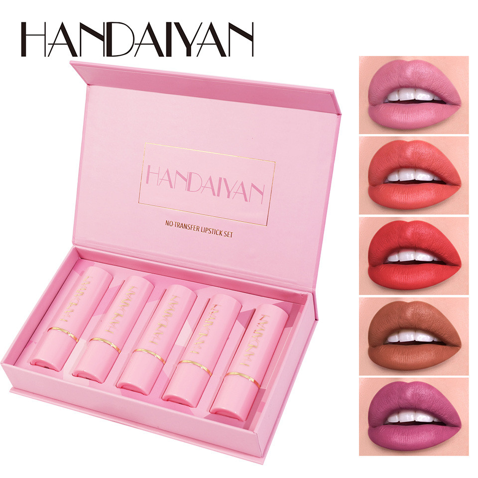 Set 5 Rujuri Lip Stick Handaiyan No-Transfer #A - 1 | YEO