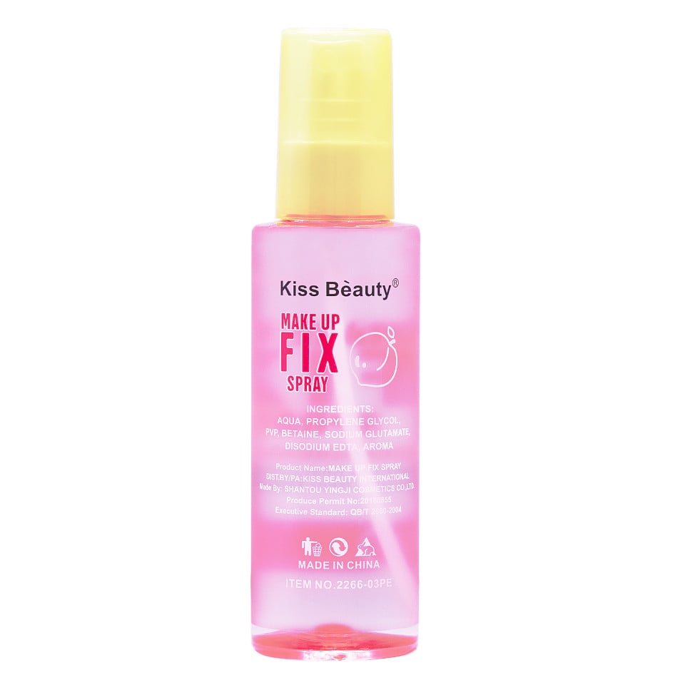 Spray Fixare Machiaj SPF 60 Aloe & Peach, Kiss Beauty 120ml - 2 | YEO