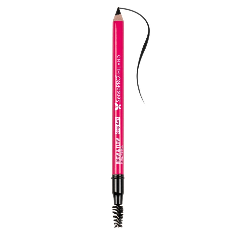 Creion de Sprancene Brow&Flow SensoPRO Milano - Deep Dark