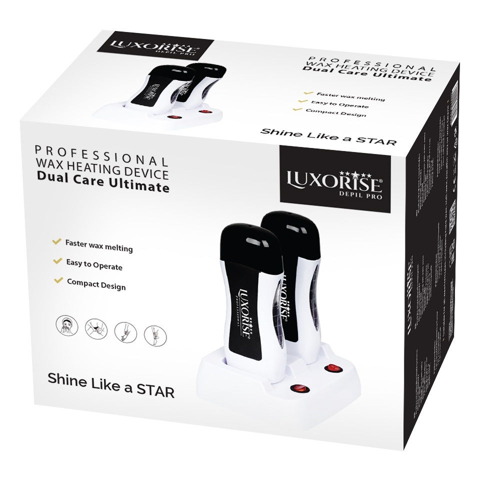 Incalzitor Ceara Epilare Dublu cu Suport Dual Care Ultimate - LUXORISE - imagine 3