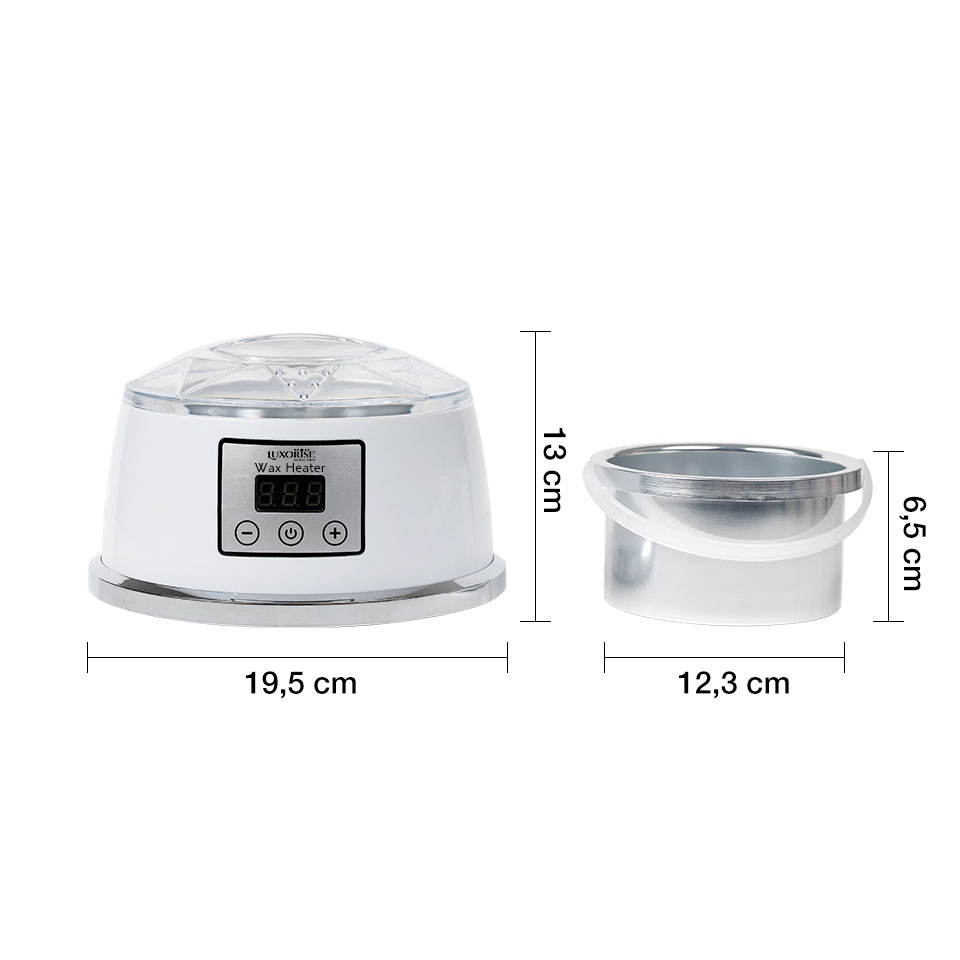 Incalzitor Ceara iSMART WAX PRO - LUXORISE, Silver, 500ml LUXORISE Depil PRO