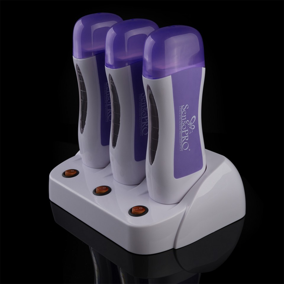 Incalzitor ceara profesional triplu cu Suport SensoPRO Milano Triple Star PRO, Purple - 1 | YEO