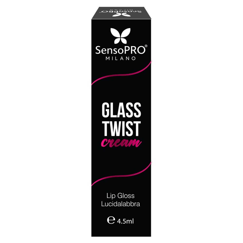 Luciu de buze Glass Twist Cream SensoPRO Milano, Peach Gold - imagine 2