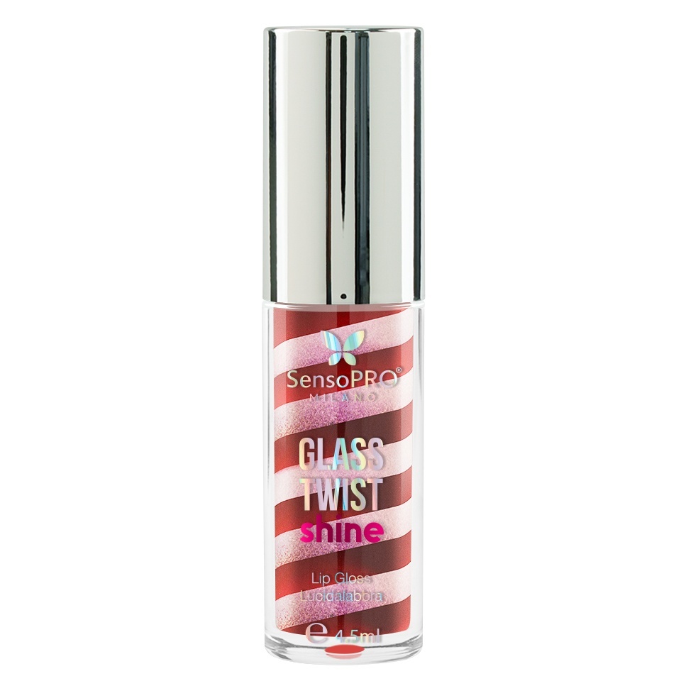 Luciu de buze Glass Twist Shine SensoPRO Milano, Black Cherry - imagine 3