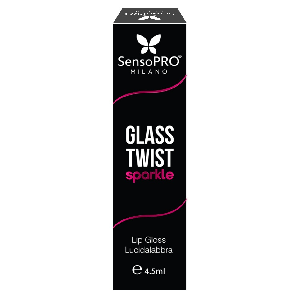Luciu de buze Glass Twist Sparkle SensoPRO Milano, Sweetie - imagine 2