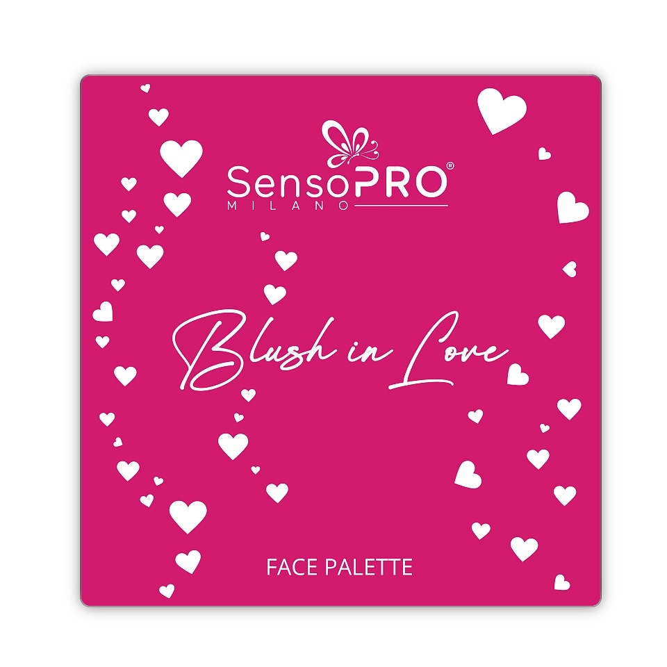 Paleta Multifunctionala Blush in Love SensoPRO Milano, Peachy Promise - imagine 2