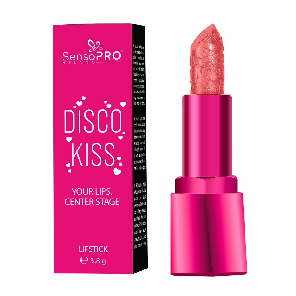 Ruj cu Sclipici Disco Kiss SensoPRO Milano - Strobe Berry