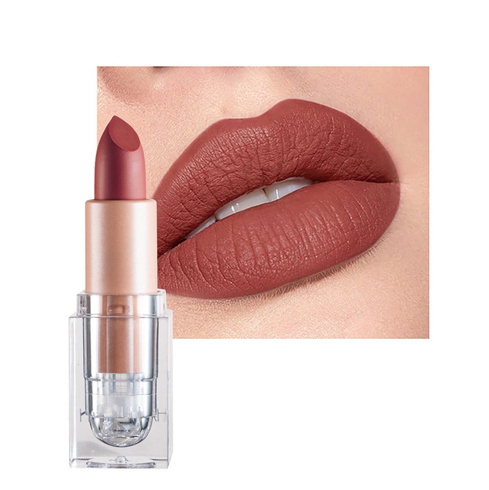 Ruj Mat Ice Cube Lipstick Handaiyan Warm Chocolate #610