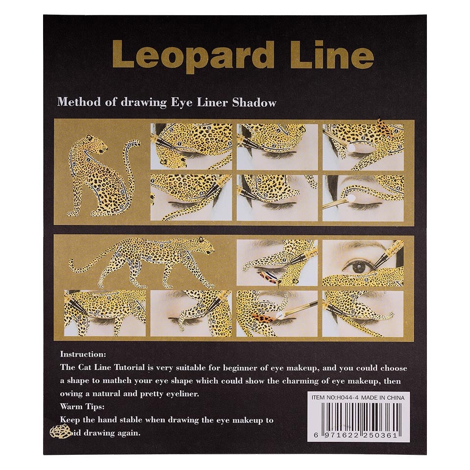 Sabloane Machiaj Leopard Line - 1 | YEO