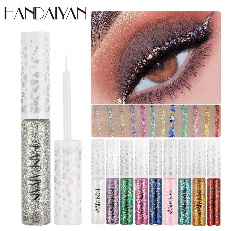 Set 12 Culori Eyeliner Colorat Crystal Diamond Handaiyan - 2 | YEO