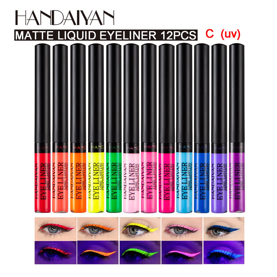 Set 12 culori Eyeliner Colorat Mat Handaiyan #C - 1 | YEO