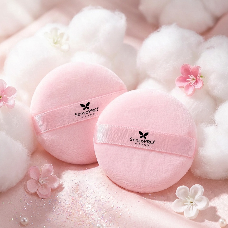 Set 2 Buretei Machiaj - SensoPRO Milano, Baby Pink – imagine 3