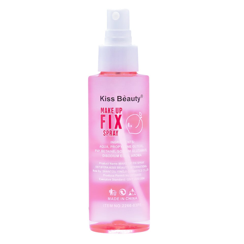 Spray Fixare Machiaj SPF 60 Aloe & Peach, Kiss Beauty 120ml - 3 | YEO