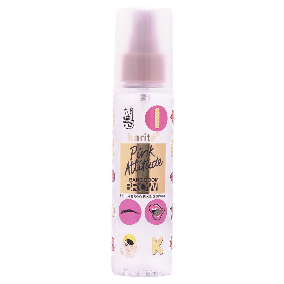 Spray Fixare Machiaj & Sprancene Pink Attitude Kiss Beauty, 120ml - 2 | YEO