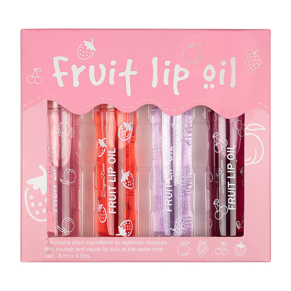 Ulei de Buze Ranee Fruit Lip Oil, set 4 buc - 2 | YEO