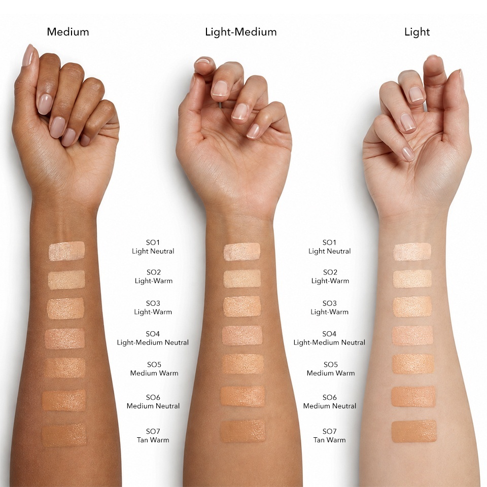 Fond de ten Love My Skin, cu vitamina E, SensoPRO Milano, S02 Light-Warm – imagine 4
