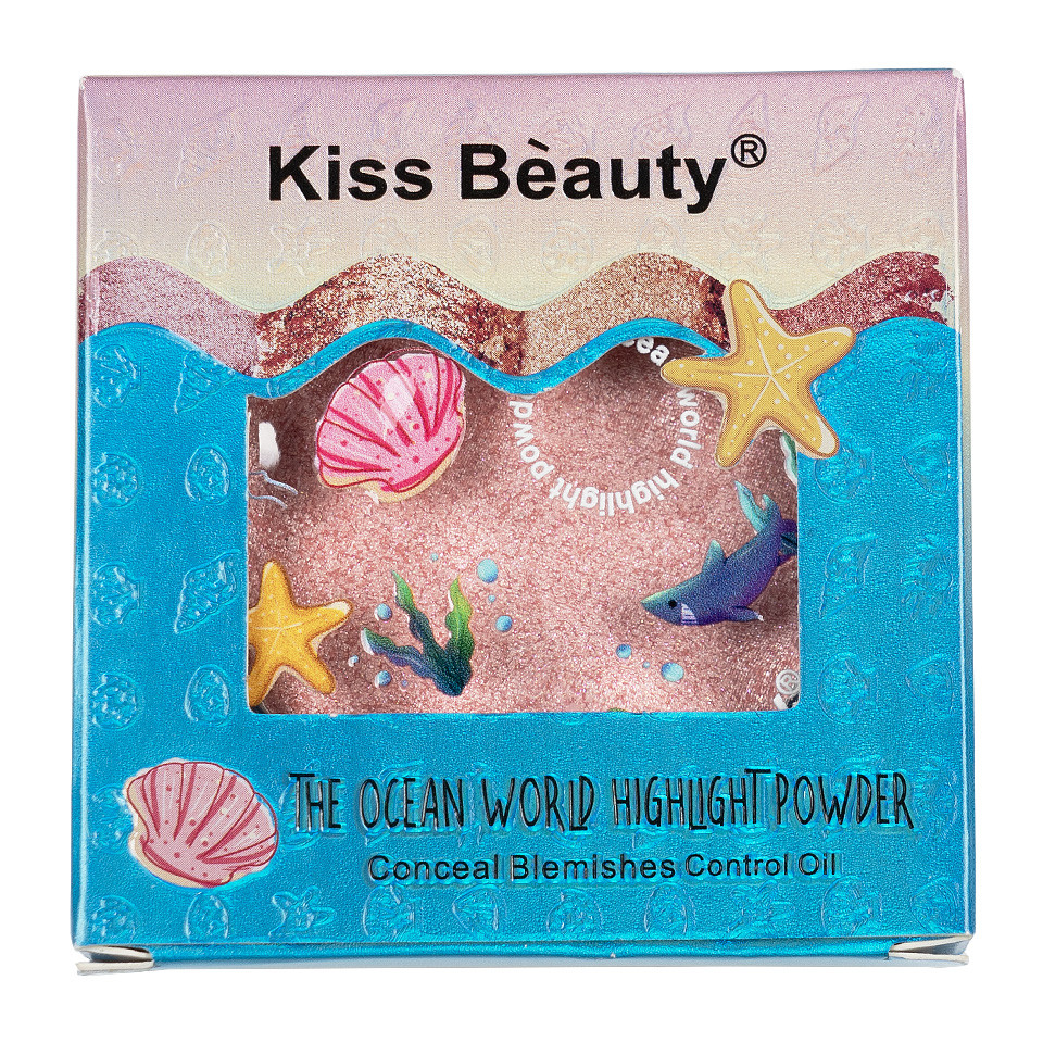 Iluminator Pudra The Ocean World Kiss Beauty 04 - 1 | YEO