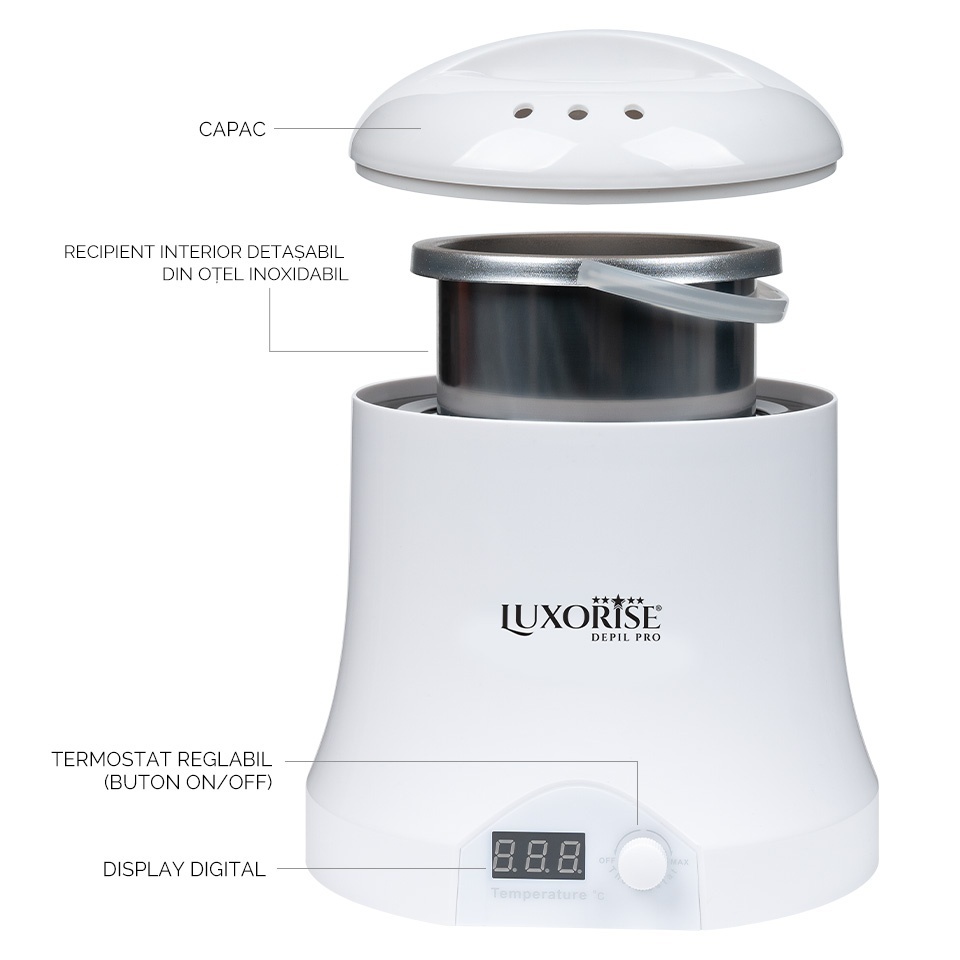 Incalzitor Ceara Epilare Advanced Care PRO - LUXORISE, 800ml - imagine 4