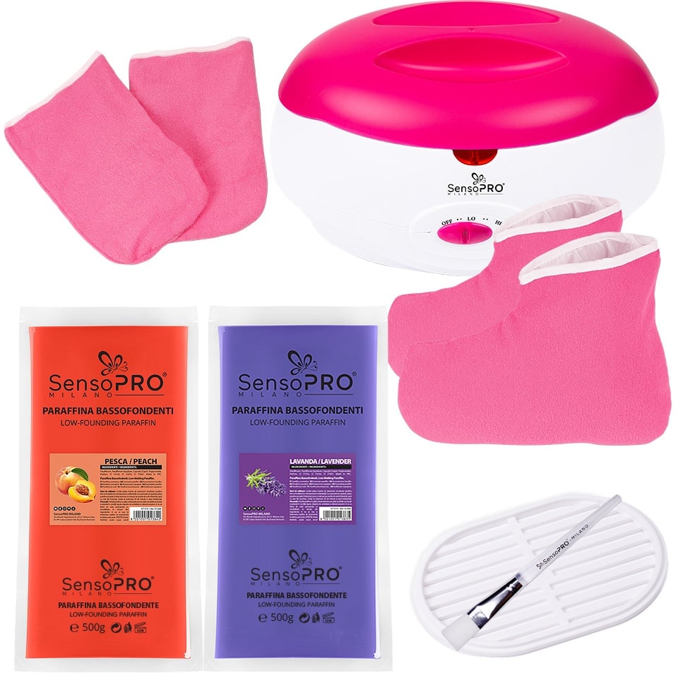 Kit Parafina - incalzitor parafina SensoPRO Milano + accesorii + CADOU