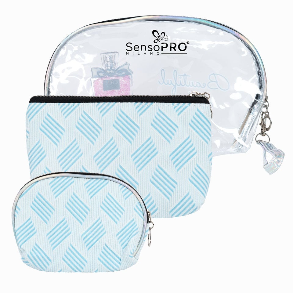 Portfard Cosmetice SensoPRO Milano - Festival Wave, set 3 buc - 1 | YEO