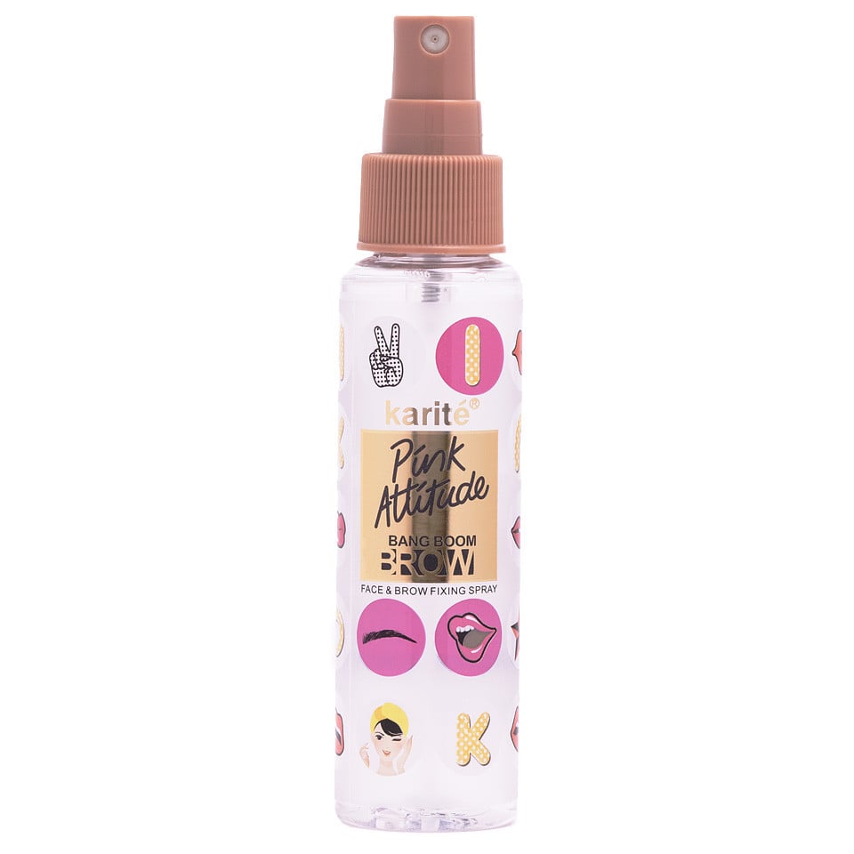 Spray Fixare Machiaj & Sprancene Pink Attitude Kiss Beauty, 120ml - 3 | YEO