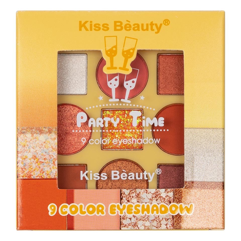 Trusa Farduri 9 culori Kiss Beauty Party Time - 1 | YEO