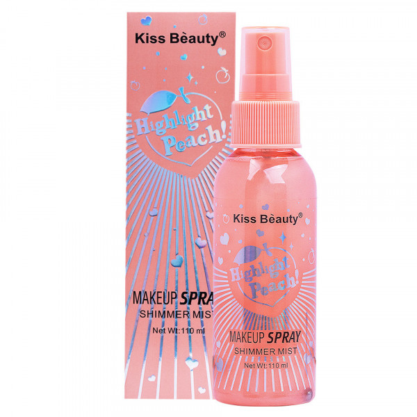 Spray Fixare Machiaj Shimmer Mist Kiss Beauty, 110ml