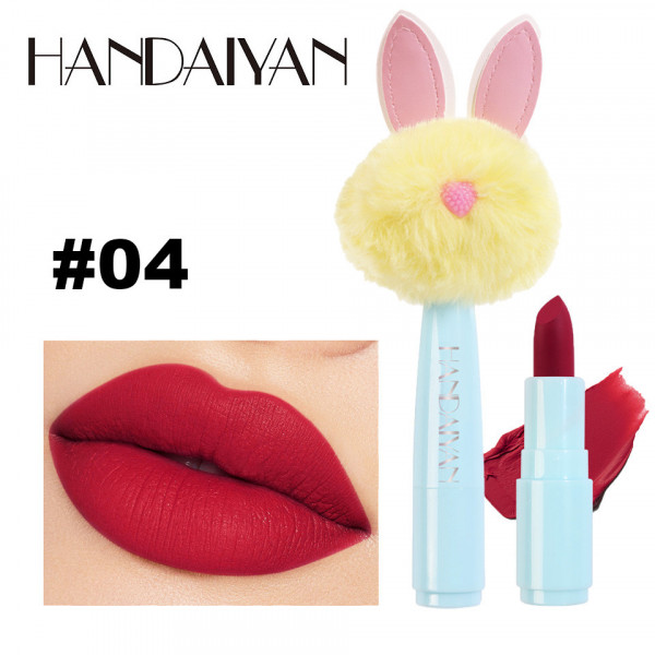Ruj Mat Fluffy Lollipop Lipstick Handaiyan #04