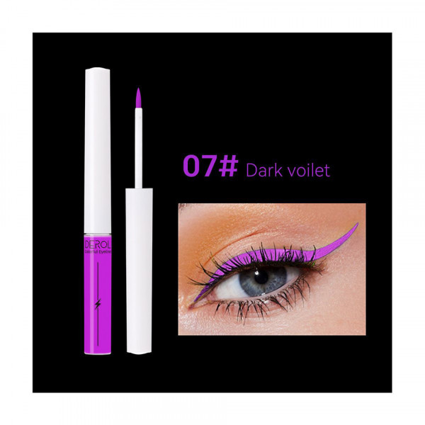 Eyeliner Lichid Colorat Derol Linear Lighting #07 Dark Violet