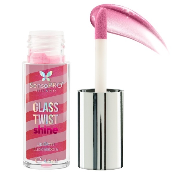 Luciu de buze Glass Twist Shine Pinkish Sensopro Milano