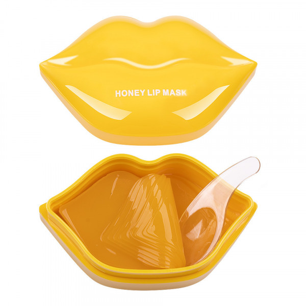 Masca pentru buze Kiss Beauty Honey Lip Mask, 20 buc