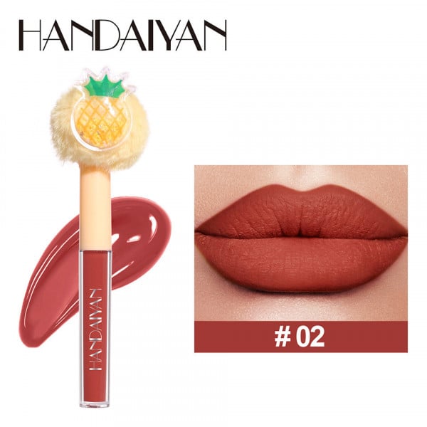 Ruj Lichid Mat Pineapple Fresh Lip Handaiyan #02