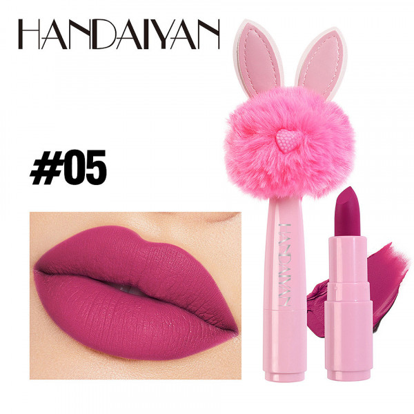 Ruj Mat Fluffy Lollipop Lipstick Handaiyan #05