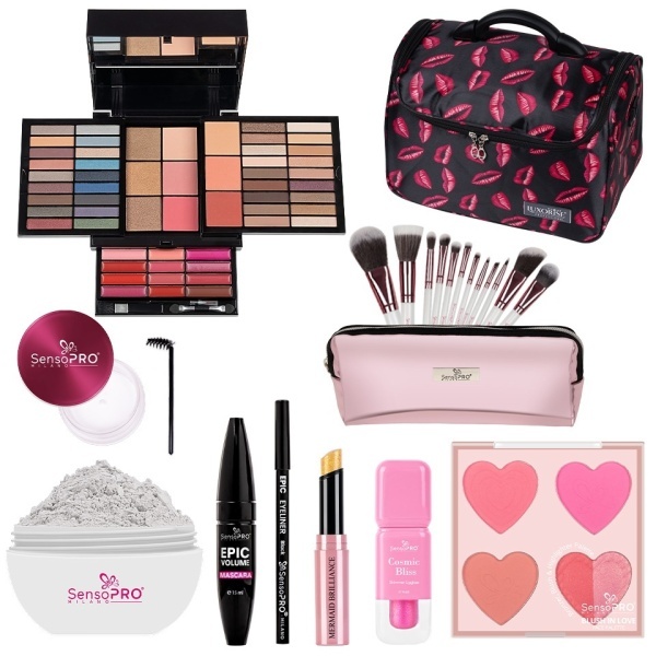 Set Machiaj Paradise MakeUp SensoPRO Milano + CADOURI