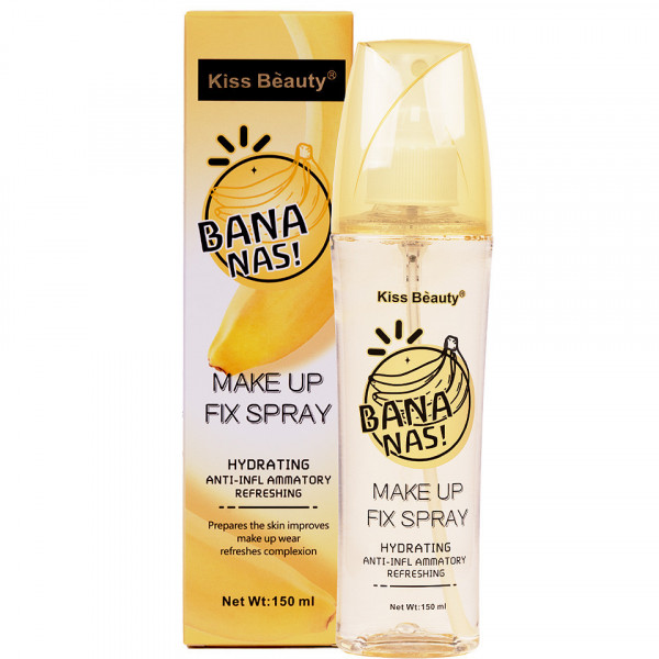 Spray Fixare Machiaj Hydrating, Anti-inflamatory Bananas Kiss Beauty, 150ml