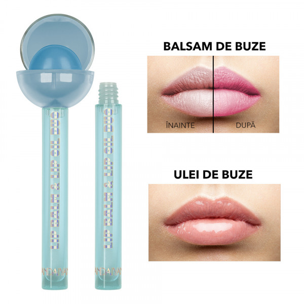 Balsam si Ulei de Buze Handaiyan Lollipop Lip Balm & Lip Oil Duo #06