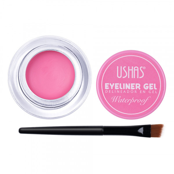 Eyeliner Colorat Ochi Super Cat Eye Ushas + Pensula Aplicare, Pink