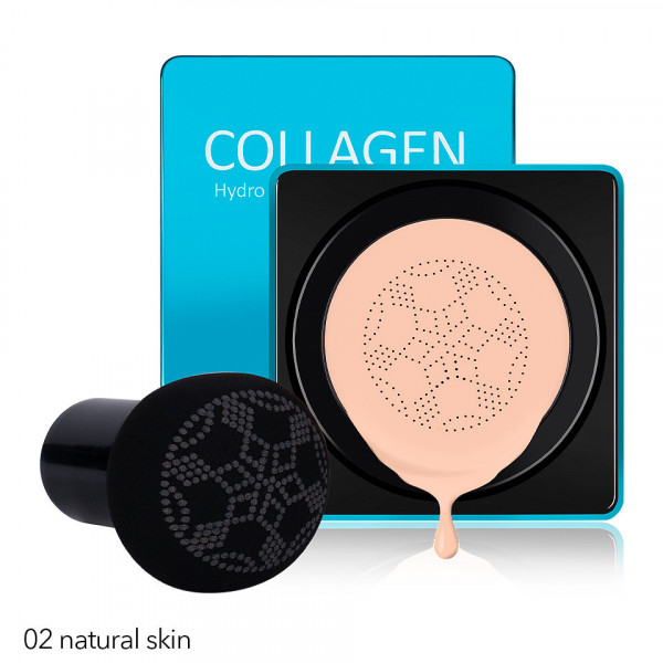 CC Cream Air Cushion Collagen Hydro Air , #02 Natural Skin