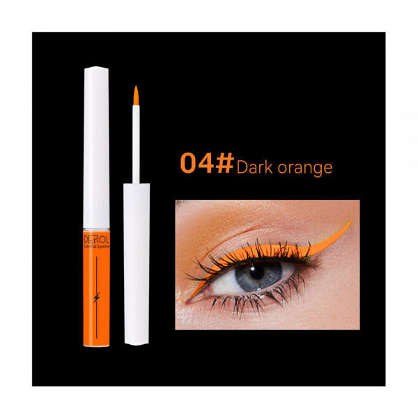 Eyeliner Lichid Colorat Derol Linear Lighting #04 Dark Orange