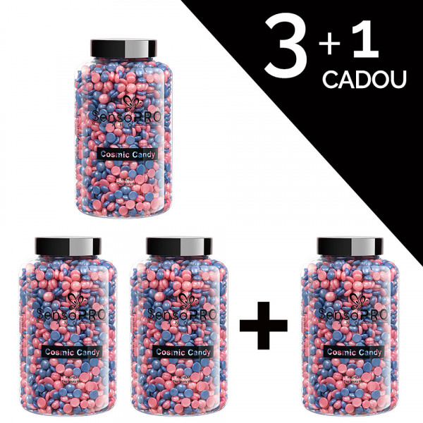 Set 3+1 Gratuit Ceara Epilat Elastica Premium SensoPRO Milano Cosmic Candy, 400g