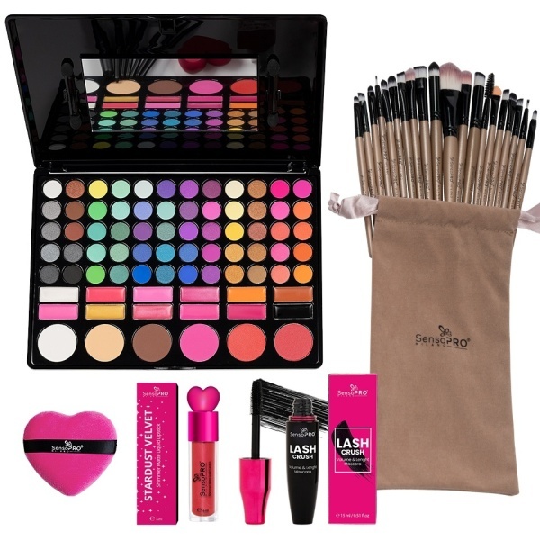 Set Machiaj Color Crush SensoPRO Milano + CADOURI